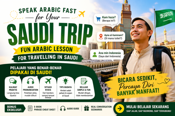 Arabic Santai Buat Travelling ke Saudi